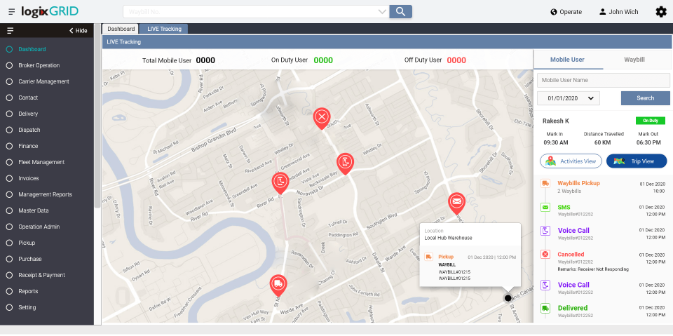 screenshot of Logix Platform
